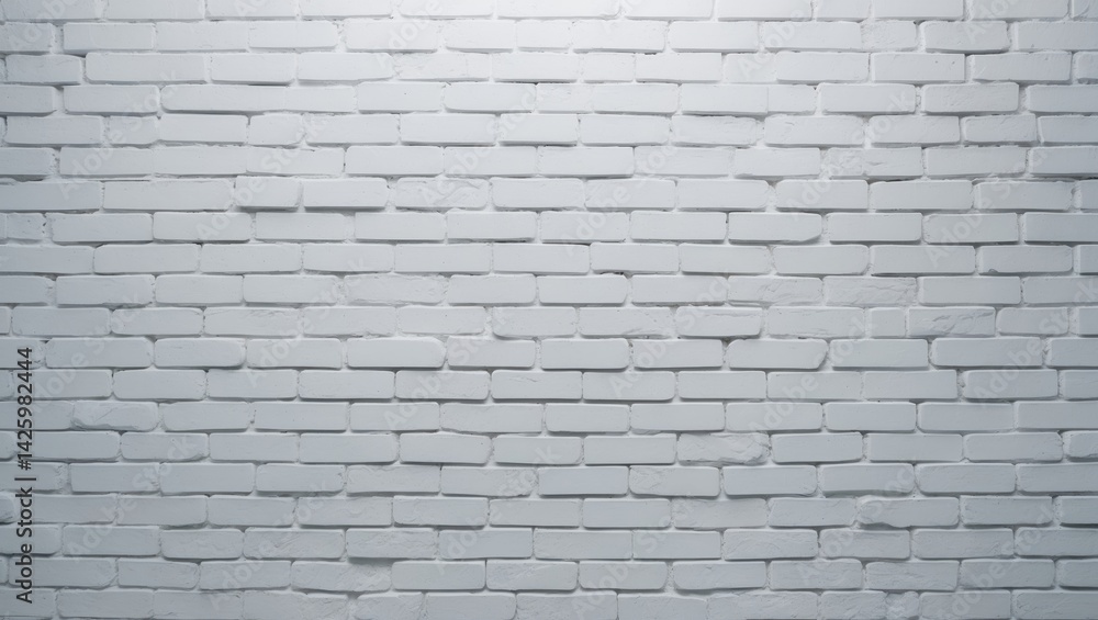 Poster abstract background with white brick wall texture for design
