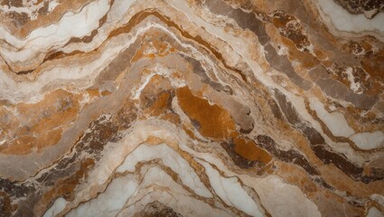 Obraz premium Natural Brown Marble Texture as Rustic Rough Background