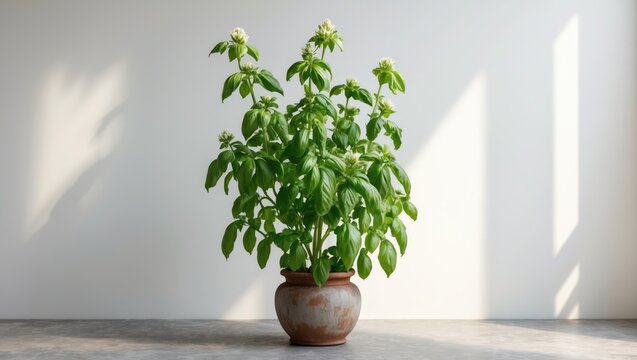 Sacred basil plant for medicinal use