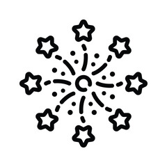 Get this easy to use line icon of hanging decorative buntings