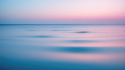Obraz premium Abstract water refraction with motion blur and vibrant sunset over the sea
