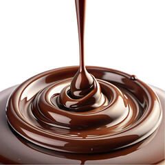 melted chocolate dripping