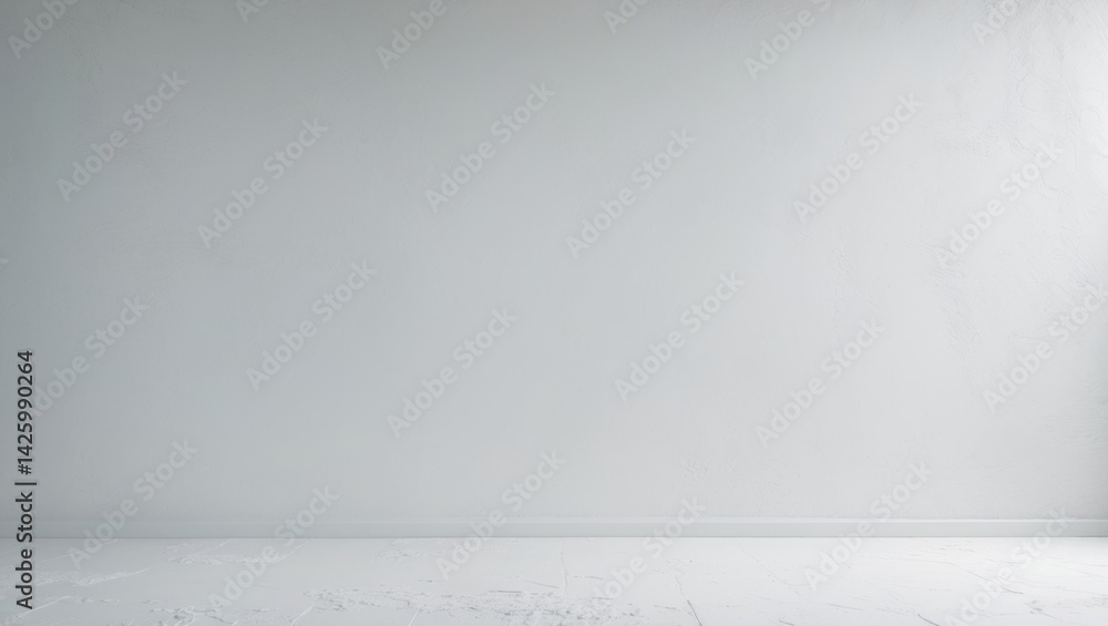Poster minimalist white paper surface with texture