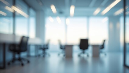 Modern workspace featuring airy environment, premium furniture, and bright lighting