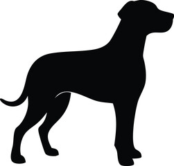 dog silhouette vector, dog illustration, silhouette illustration, dog vector, dog clipart, 