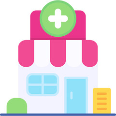 Obraz premium Dispensary Icon