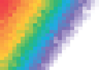 pixel abstract background colorful rainbow wallpaper pride day theme banner poster