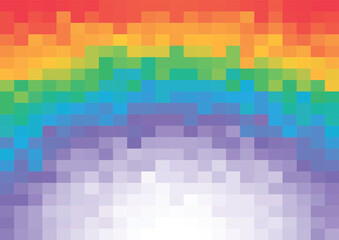 pixel abstract background colorful rainbow mosaic wallpaper pride day theme banner poster