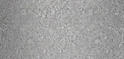 Obraz premium Silver leaf lace wallpaper Intricate, seamless pattern Delicate design, elegant texture , seamless, retro