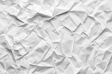 Obraz premium Crumpled white paper texture background (1)
