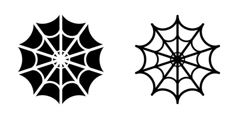 Spider webs icon on white background