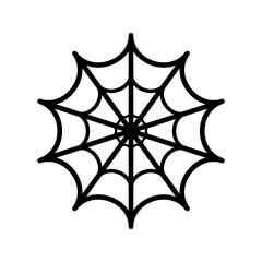 Spider webs icon on white background