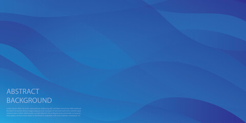 Teal background. Abstract very saturated light bluish cyan pattern with translucent curved line. EPS10