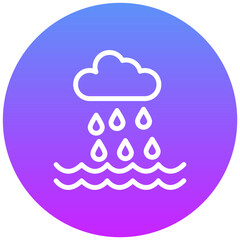 Ocean Rain Icon
