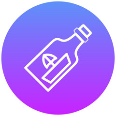 Ship In Bottle Icon