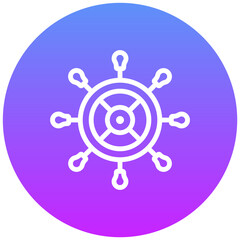 Ship Wheel Icon