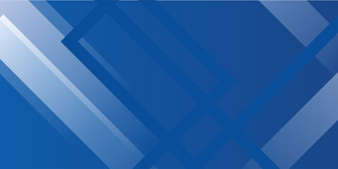 Obraz premium Abstract bacgkround blue and white gradient. Modern blue abstract rectangle box lines background for presentation design, banner, brocure, and business card