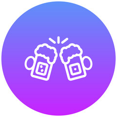 Beers Toasting Icon