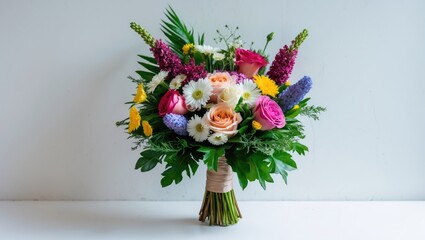 Obraz premium Floral arrangement for wedding bouquet