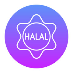 Halal Sign Icon