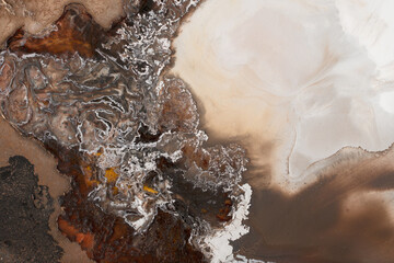 Hand Painted Abstract Texture Painting