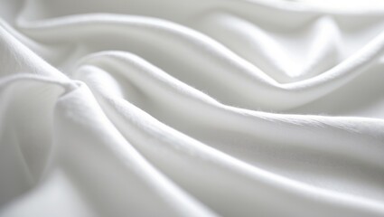 Obraz premium Abstract style on white cloth background with blurred texture for graphic design