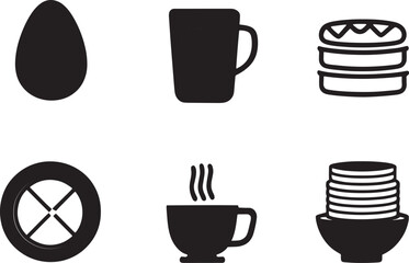 set of different kinds of drinks