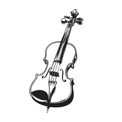 Fototapeta premium violin isolated on white