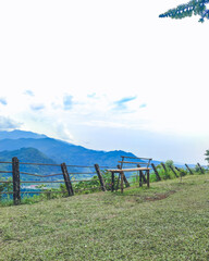 View point on a hill in northern part of Cooch Behar, West Bengal, India in June 2024....