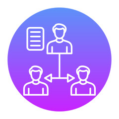 Delegating Task Icon