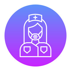 Nurse with Mask Icon