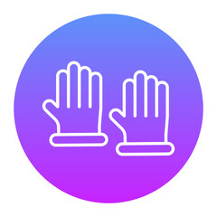 Obraz premium Protective Gloves Icon