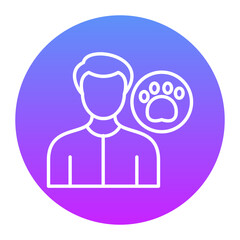 Animal Handler Male Icon