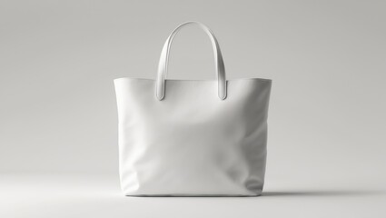 White tote bag mockup blank template for eco-friendly shopping