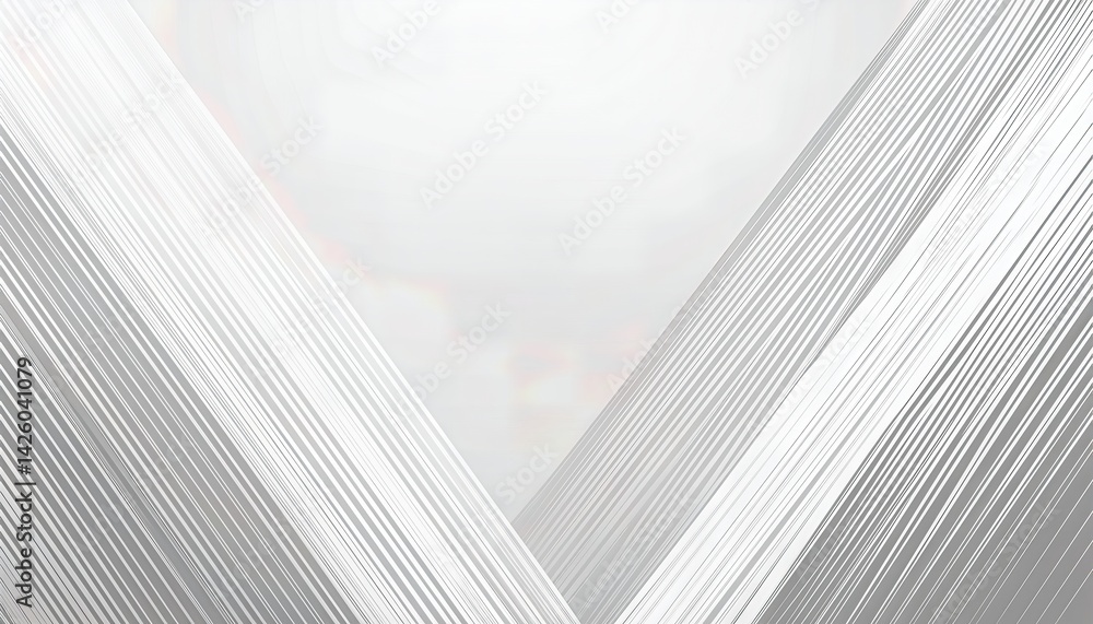 Poster gray and white diagonal line architecture a subtle techinspired geometric abstraction, depicting a f