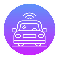 Driverless Car Icon
