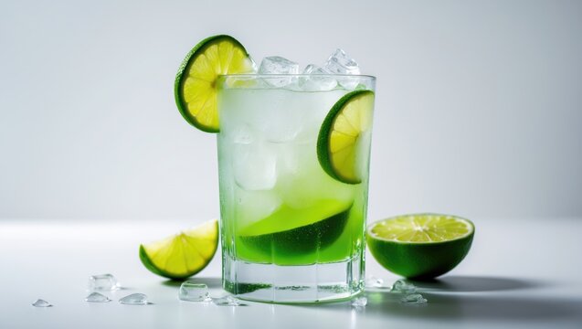 Brazilian Caipirinha: Classic Cachaca Cocktail with Lime and Sugar