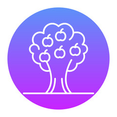 Apple Tree Icon