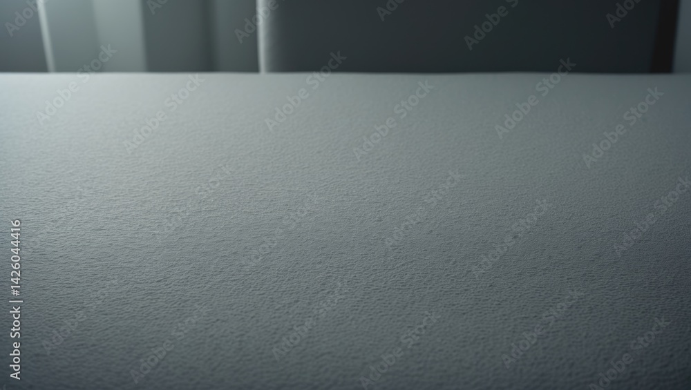 Aufkleber close-up of a grey textured surface emphasizing softness and simplicity for minimalist design