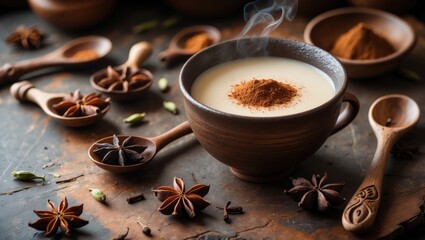Enjoy the spicy and tasty chai tea