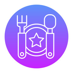 Fototapeta premium Baby cutlery Icon