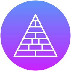 Segmented Pyramid Icon
