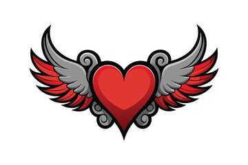 heart with wings
