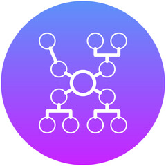 Circle Picture Hierarchy Icon