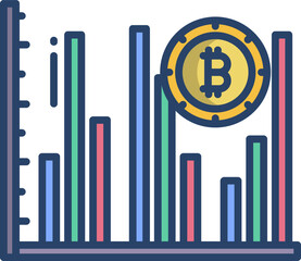 analytic illustration on a white background 