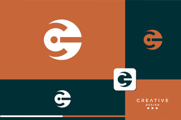 CI, IC, C, I, Abstract Letters Logo Monogram