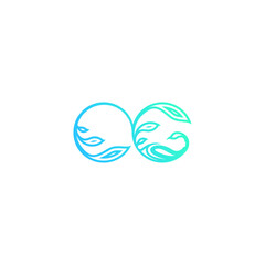 Organic Harmony Infinity: Modern Natural Vector Logo