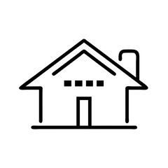 House Icon Representing Home, Property, and Real Estate