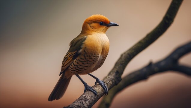 A Turachi resting on a tree branch in a peaceful outdoor setting