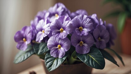African violets are simple to care for, low-maintenance houseplants that bloom multiple times annually with proper care